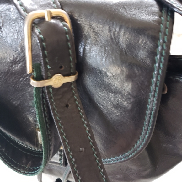 Vintage Principe Italian Leather Drawstring Bag - Picture 4 of 8